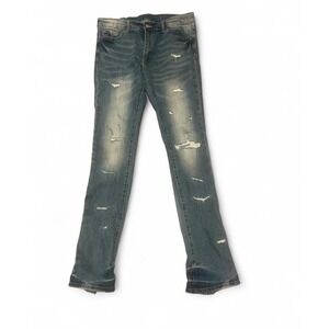 MNML Jeans Men Size 33 Distressed Stacked